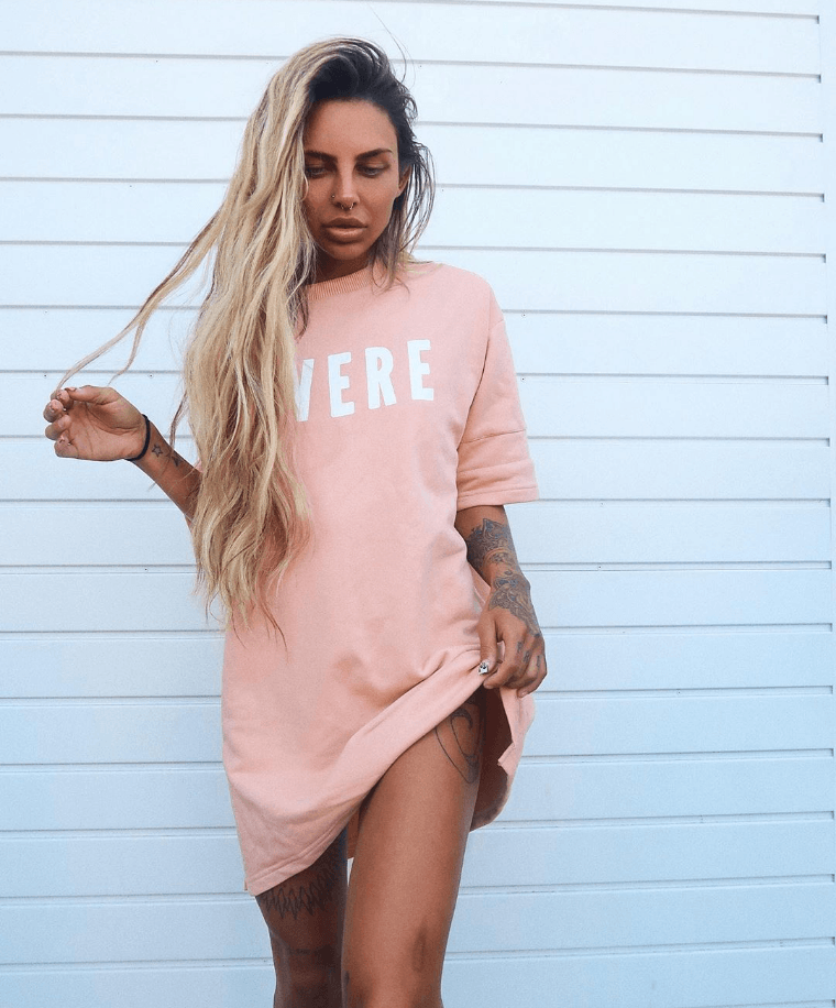 Peach Oversized T-Shirt hero 3 - Vevere