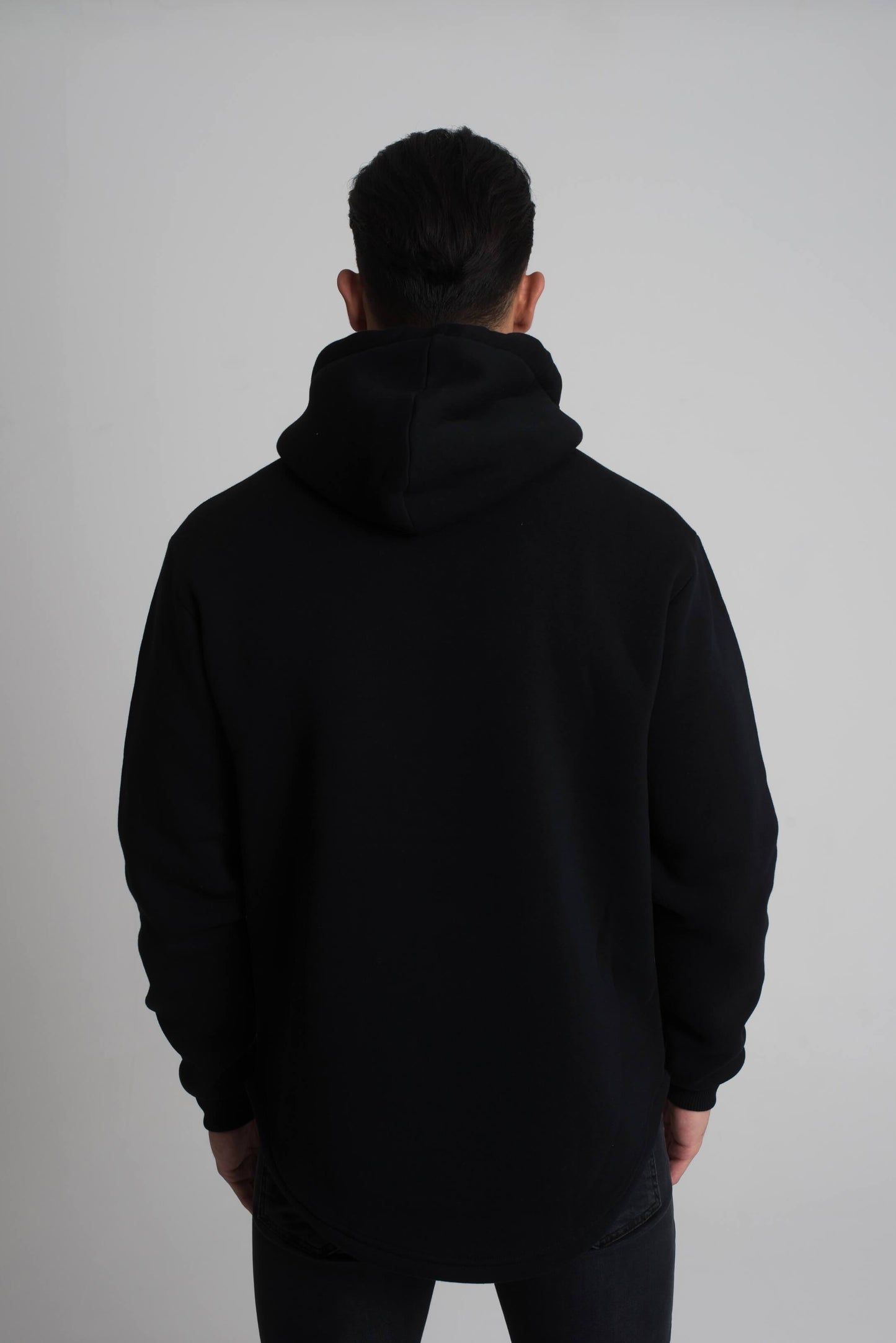 Black Fade Hoodie back - Vevere